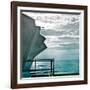 On a Teal Beach I-Jairo Rodriguez-Framed Photographic Print