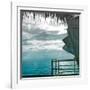 On a Teal Beach II-Jairo Rodriguez-Framed Photographic Print