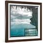 On a Teal Beach II-Jairo Rodriguez-Framed Photographic Print