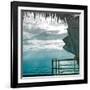 On a Teal Beach II-Jairo Rodriguez-Framed Photographic Print