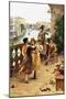 On a Venetian Balcony-Antonio Paoletti-Mounted Premium Giclee Print