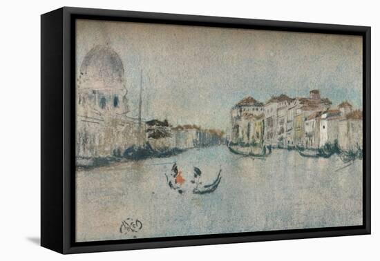 On a Venetian Canal, c1854-1903, (1903)-James Abbott McNeill Whistler-Framed Stretched Canvas