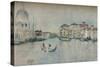 On a Venetian Canal, c1854-1903, (1903)-James Abbott McNeill Whistler-Stretched Canvas