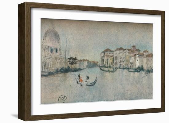 On a Venetian Canal, c1854-1903, (1903)-James Abbott McNeill Whistler-Framed Giclee Print