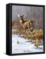 On Alert-Wilhelm Goebel-Framed Stretched Canvas