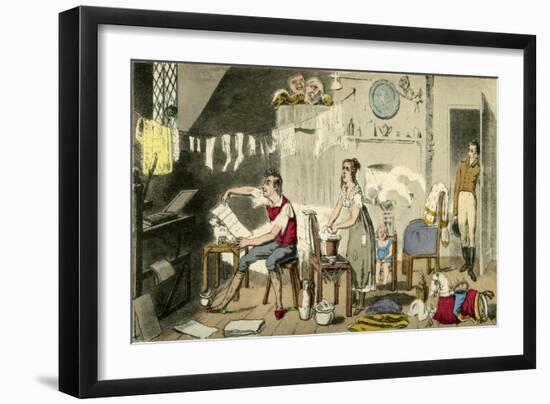 On and Off the Stage-Theodore Lane-Framed Giclee Print