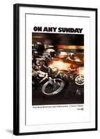 ON ANY SUNDAY, 1971.-null-Framed Premium Giclee Print