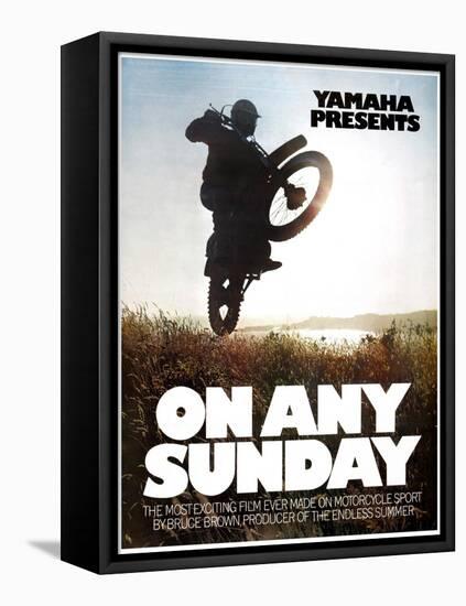 ON ANY SUNDAY, 1971.-null-Framed Stretched Canvas