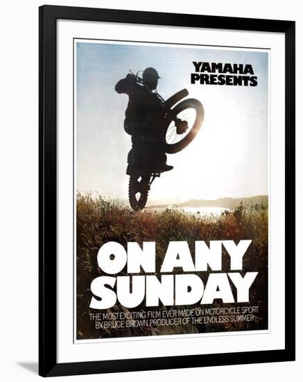 ON ANY SUNDAY, 1971.-null-Framed Art Print