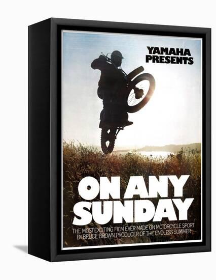 ON ANY SUNDAY, 1971.-null-Framed Stretched Canvas