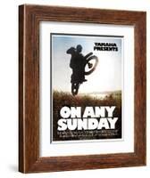 ON ANY SUNDAY, 1971.-null-Framed Art Print