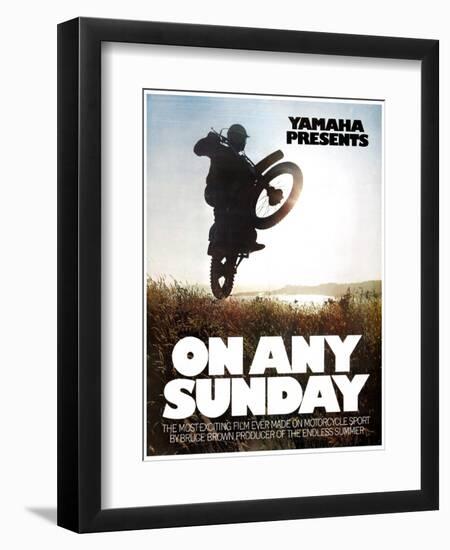 ON ANY SUNDAY, 1971.-null-Framed Art Print