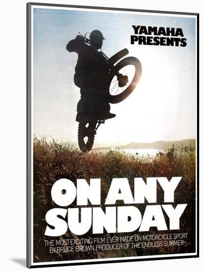 ON ANY SUNDAY, 1971.-null-Mounted Art Print