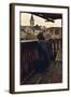 On Balcony, 1892-Giovanni Segantini-Framed Giclee Print