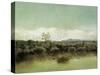 On Banks of Ofanto-Giuseppe De Nittis-Stretched Canvas