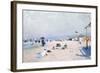 On Beach at Viareggio-Francesco Vinea-Framed Giclee Print