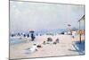 On Beach at Viareggio-Francesco Vinea-Mounted Giclee Print