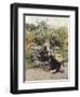 On Bench in Bois, Hyde Park, 1872-Giovanni Boldini-Framed Giclee Print