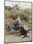 On Bench in Bois, Hyde Park, 1872-Giovanni Boldini-Mounted Giclee Print
