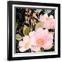 On Black Floral-Ann Bailey-Framed Art Print