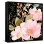 On Black Floral-Ann Bailey-Framed Stretched Canvas