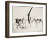 On Board, 1920S (Pencil, Pen & Ink on Paper)-John Northcote Nash-Framed Giclee Print