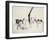 On Board, 1920S (Pencil, Pen & Ink on Paper)-John Northcote Nash-Framed Giclee Print