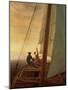 On Board a Sailing Ship, 1819 (Oil on Canvas)-Caspar David Friedrich-Mounted Giclee Print