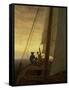 On Board a Sailing Ship, 1819-Caspar David Friedrich-Framed Stretched Canvas