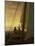 On Board a Sailing Ship, 1819-Caspar David Friedrich-Mounted Giclee Print