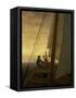 On Board a Sailing Ship, 1819-Caspar David Friedrich-Framed Stretched Canvas