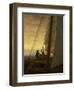 On Board a Sailing Ship, 1819-Caspar David Friedrich-Framed Giclee Print