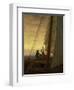 On Board a Sailing Ship, 1819-Caspar David Friedrich-Framed Giclee Print