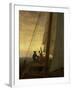 On Board a Sailing Ship, 1819-Caspar David Friedrich-Framed Giclee Print