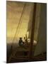 On Board a Sailing Ship, 1819-Caspar David Friedrich-Mounted Giclee Print