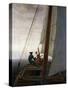 On Board a Sailing Ship, Between 1818 and 1820-Caspar David Friedrich-Stretched Canvas