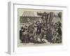 On Board an Emigrant Ship, Land, Ho!-Matthew White Ridley-Framed Giclee Print