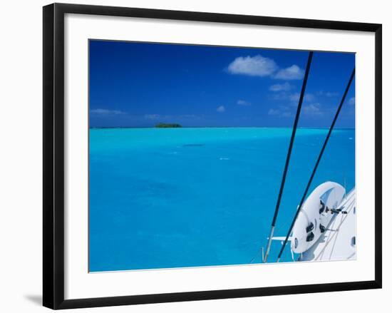 On Board 'Milena I', Lagoon 570, Society Islands Archipelago, French Polynesia-Bruno Barbier-Framed Photographic Print