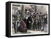 On Board the Emigrant Ship, 1871-null-Framed Stretched Canvas