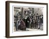 On Board the Emigrant Ship, 1871-null-Framed Giclee Print