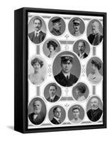 On Board the Titanic: Notable Passengers-null-Framed Stretched Canvas