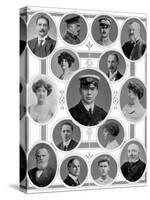 On Board the Titanic: Notable Passengers-null-Stretched Canvas