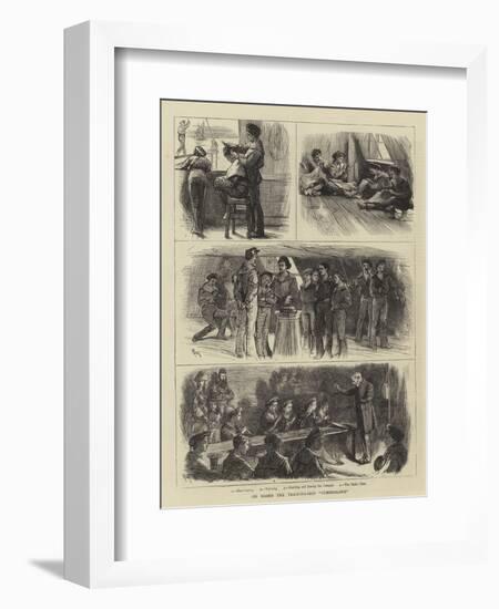 On Board the Training-Ship Cumberland-Robert Walker Macbeth-Framed Giclee Print