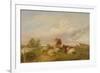 On Canterbury Meadows, 1861-Thomas Sidney Cooper-Framed Giclee Print