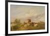 On Canterbury Meadows, 1861-Thomas Sidney Cooper-Framed Giclee Print