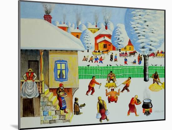 On Christmas Tree, 2006-Radi Nedelchev-Mounted Giclee Print