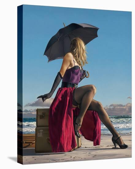 On Crescent Beach-Paul Kelley-Stretched Canvas