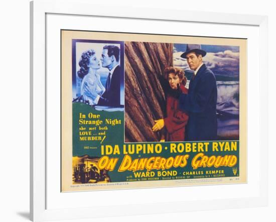 On Dangerous Ground, 1951-null-Framed Art Print