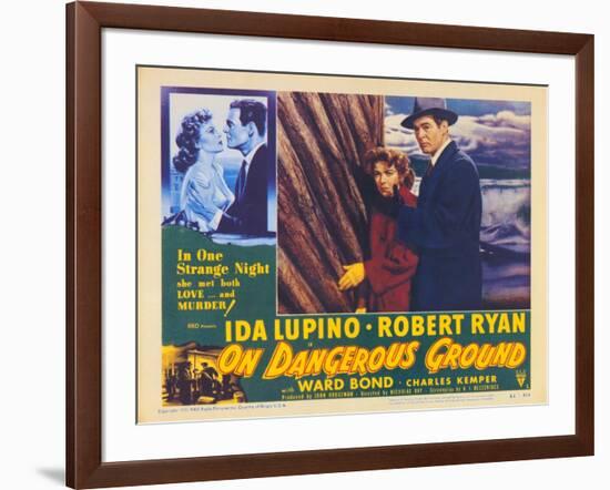 On Dangerous Ground, 1951-null-Framed Art Print