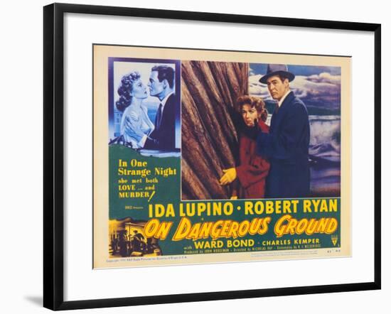 On Dangerous Ground, 1951-null-Framed Art Print